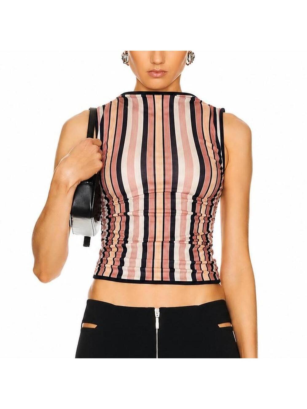 MIAOU Cam Top Micro Mesh Semi Sheer Sz. XS NWT $195